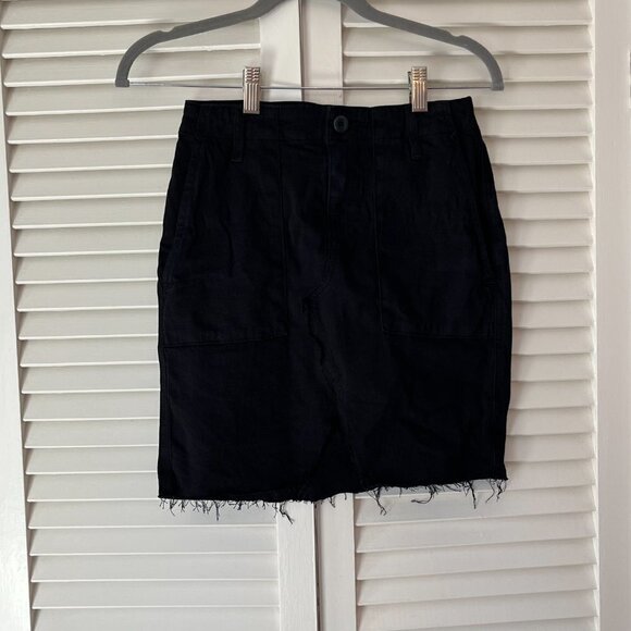 Hudson Jeans Los Angeles black lulu skirt distressed 23 - Picture 3 of 12